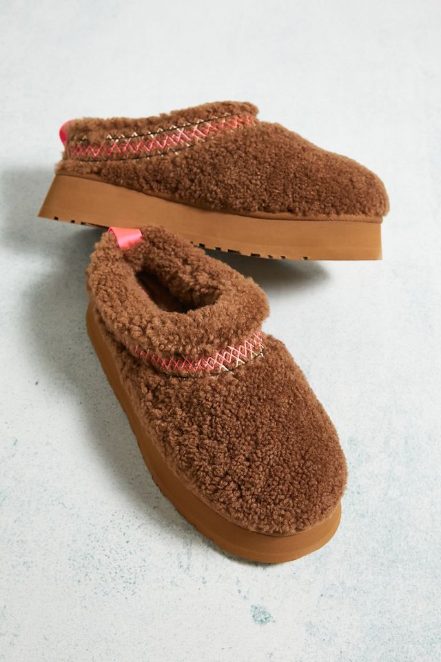 UGG Pantofole intrecciate soffici Tazz in legno duro #1