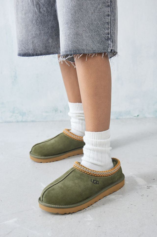 UGG Olive Tasman Slippers Urban Outfitters UK