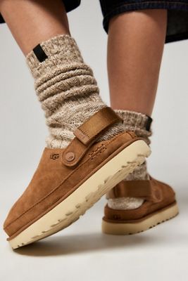 UGG Natural Fuzz Sugar Clogs | Urban Outfitters UK