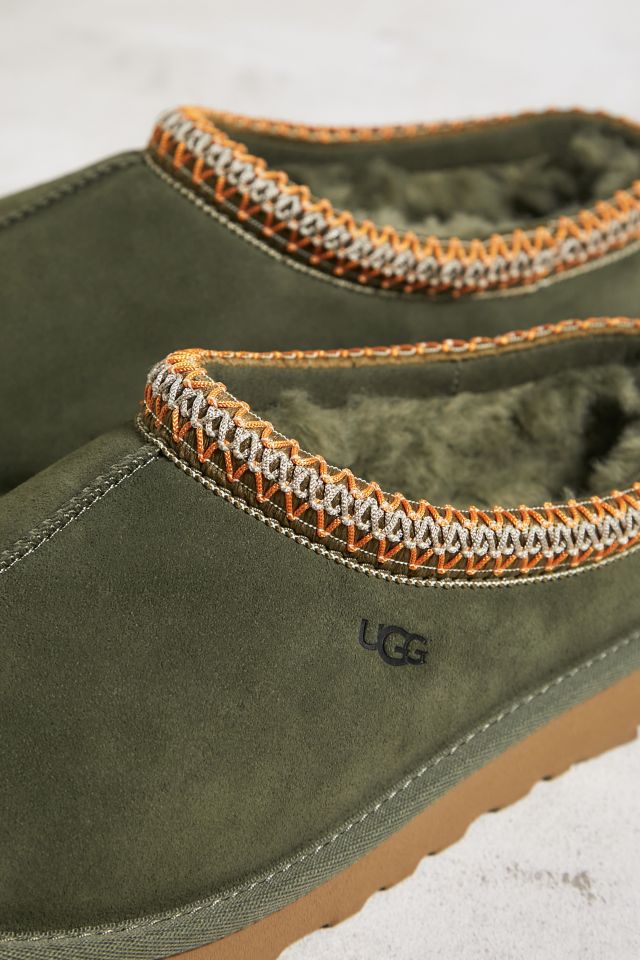 Burnt olive tasman online slippers