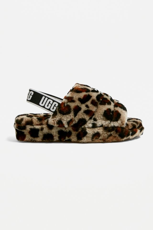 Leopard ugg 2024 fluff yeah slide