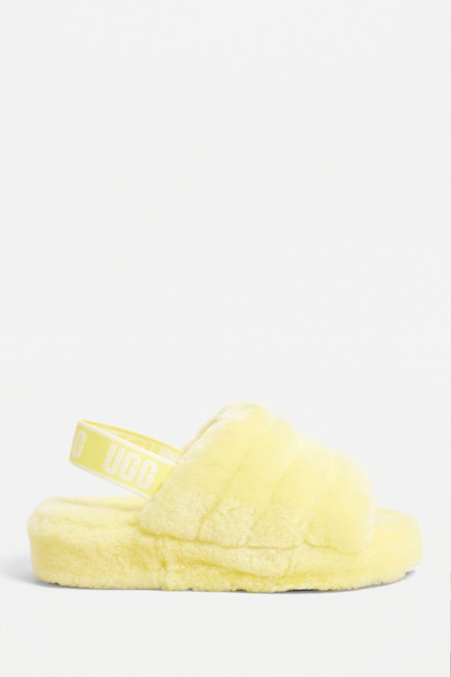 Ugg fluff yeah slide on sale yellow