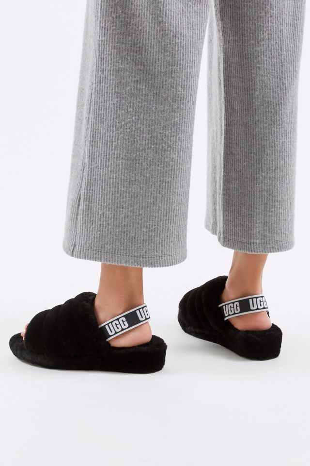 Fluff yeah black slides hot sale