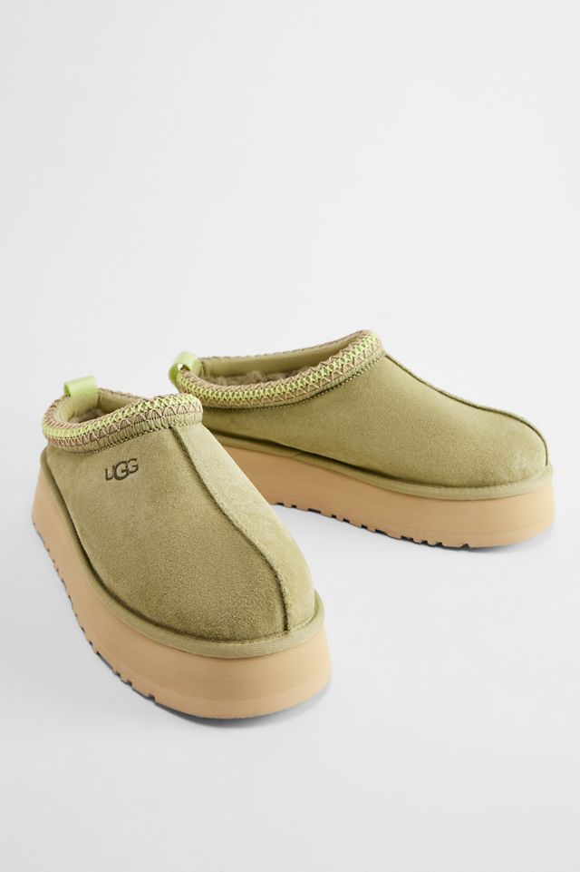 UGG Brass Green Tazz Slippers