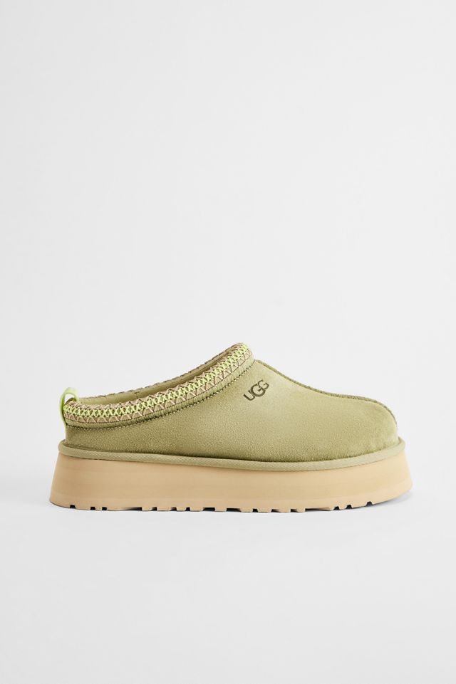 UGG Brass Green Tazz Slippers #1