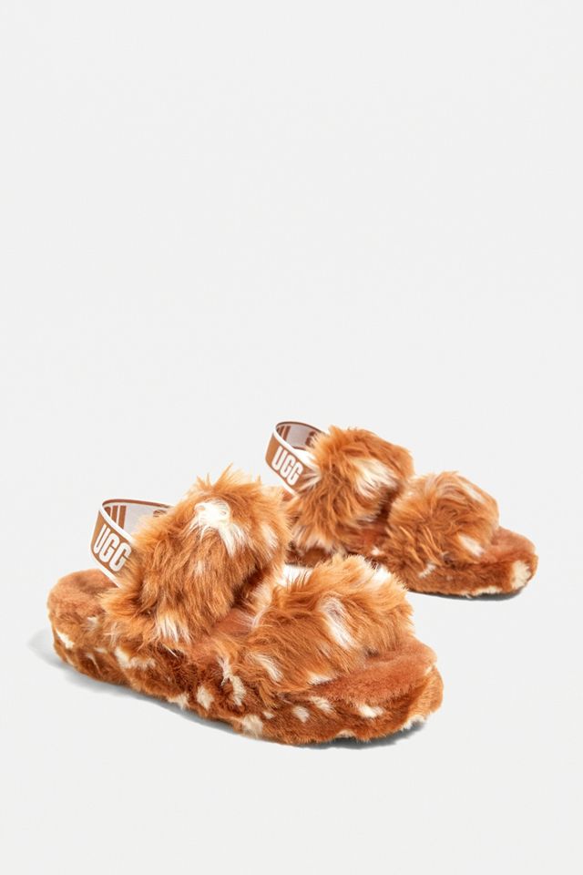 UGG Oh Yeah Natural Spots Slide Sandals #3