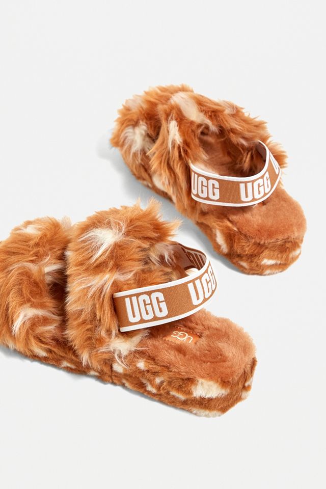 UGG Oh Yeah Natural Spots Slide Sandals #4