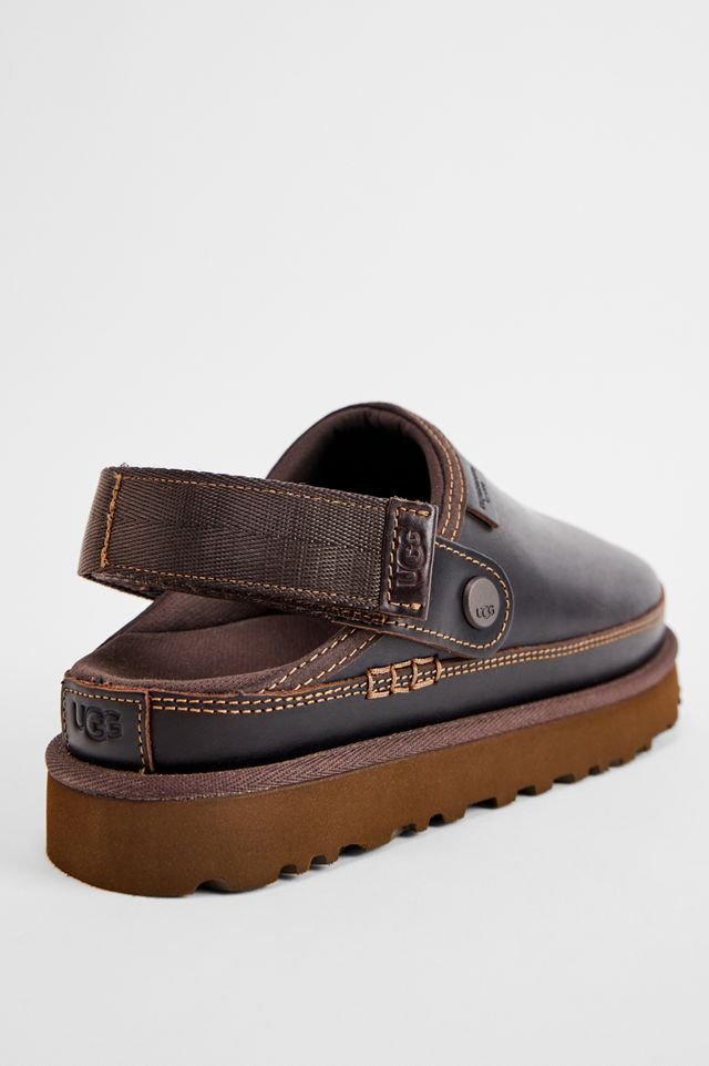 UGG Brown Goldenstar Leather Clogs #2