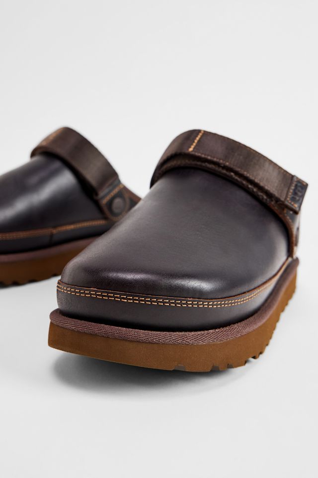 UGG Brown Goldenstar Leather Clogs #3