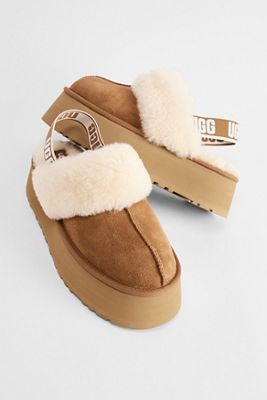 UGG Kastanienbraune Funkette Hausschuhe