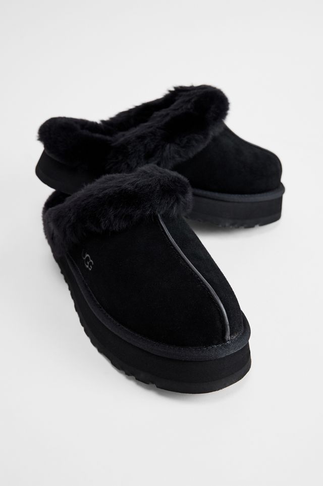 UGG Black Disquette Slippers #1