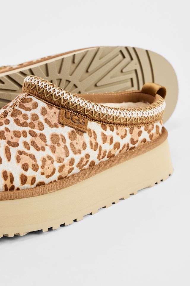 Pantoufles UGG Tazz à imprimé léopard #4