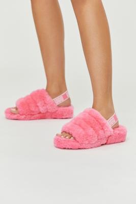 Pink discount uggs slides