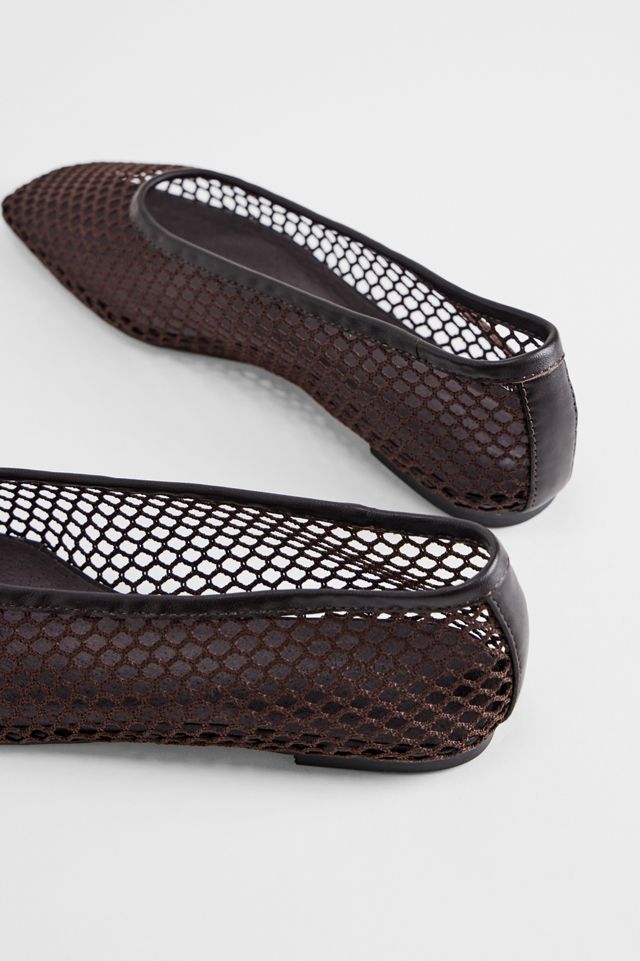 Tony Bianco Braune Buzz Ballerinas #4