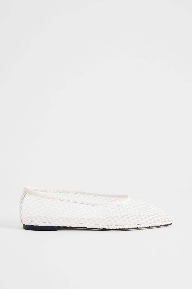 Tony Bianco Weiße Buzz Ballerinas #3