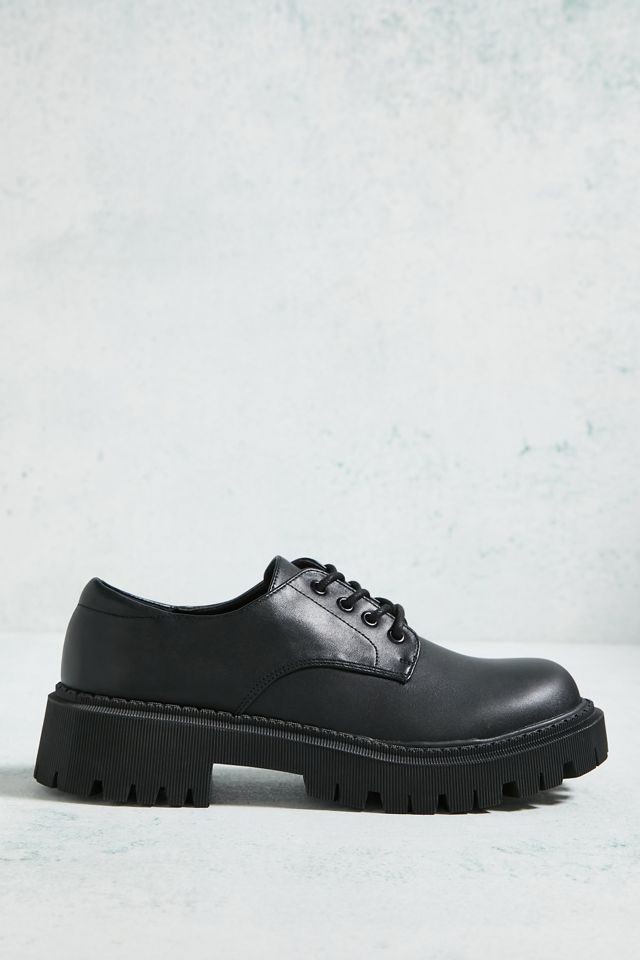 UO Ella Black Lace-Up Chunky Oxford Shoes  #5