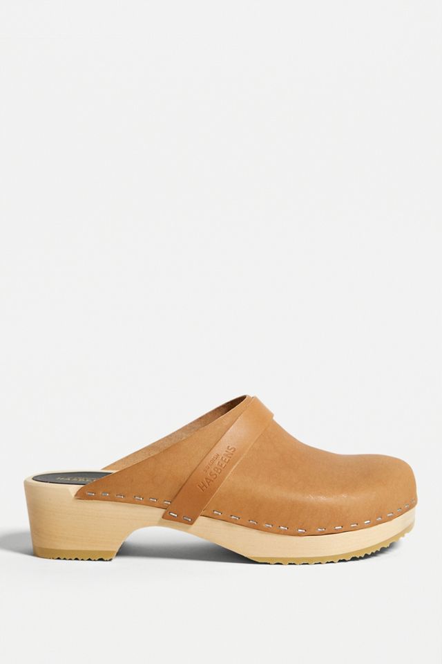 Swedish Hasbeens Brown Husband Clogs #1
