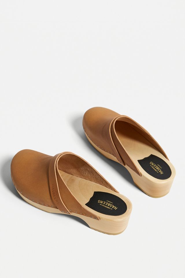 Swedish Hasbeens Brown Husband Clogs #2