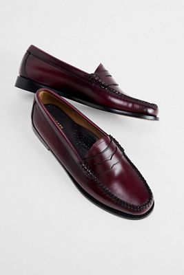 G.H.Bass Burgundy Weejuns Penny Loafers