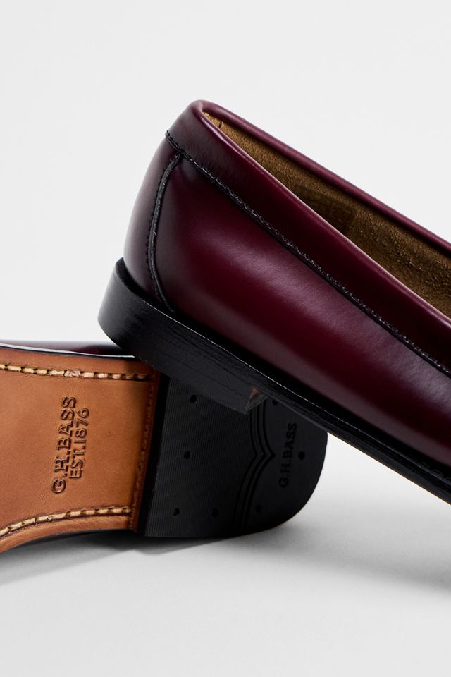 G.H.Bass Burgunderrote Weejuns Penny Loafer #3
