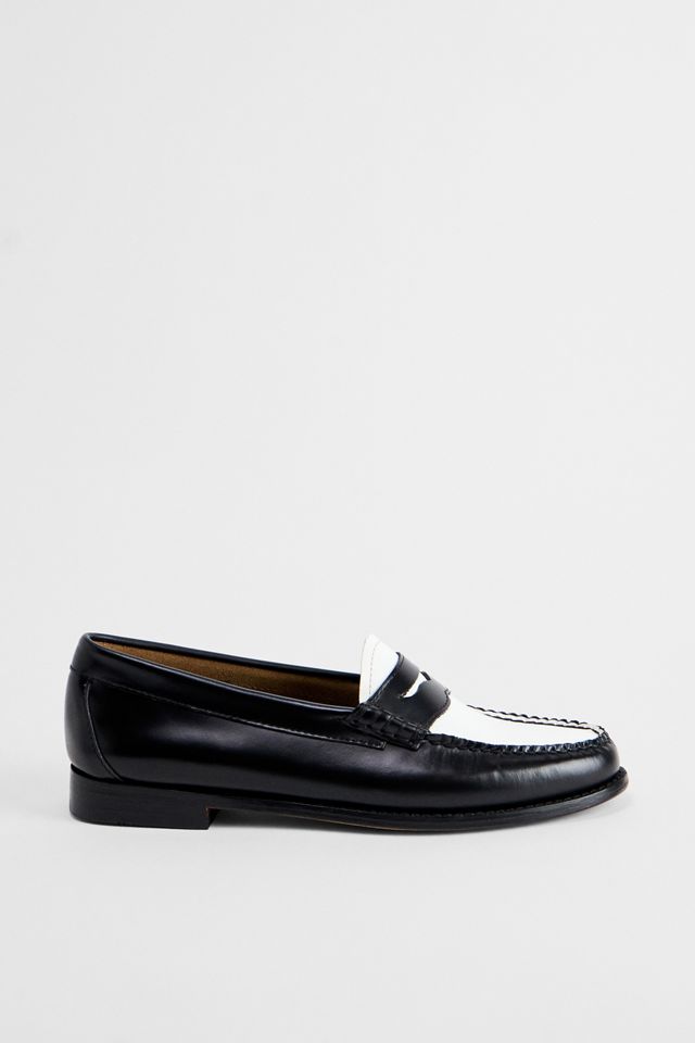 G.H.Bass Black & White Weejuns Penny Loafers #2