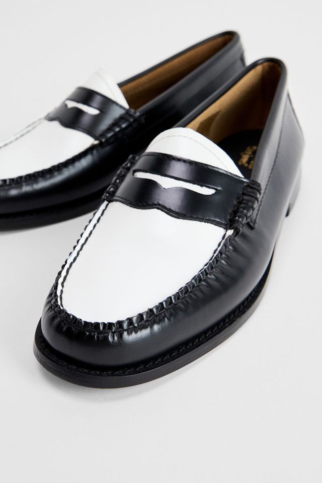 G.H.Bass Black & White Weejuns Penny Loafers #3