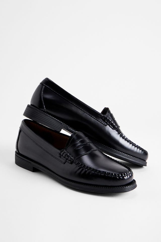 G.H.Bass Schwarze Weejuns Leder Penny Loafers #1