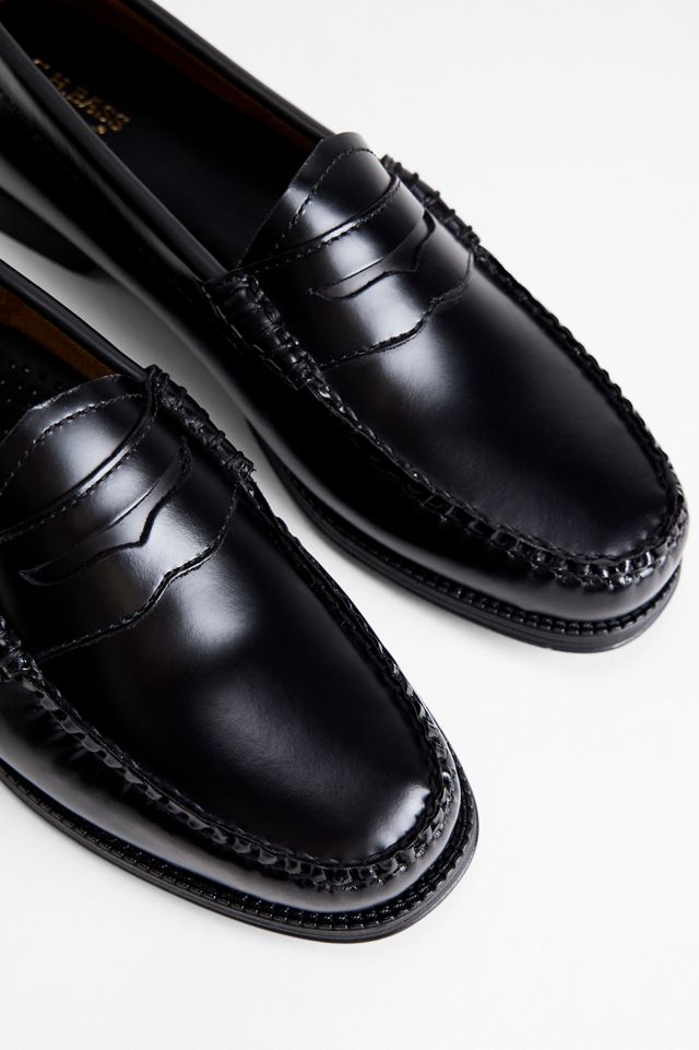 G.H.Bass Schwarze Weejuns Leder Penny Loafers #2