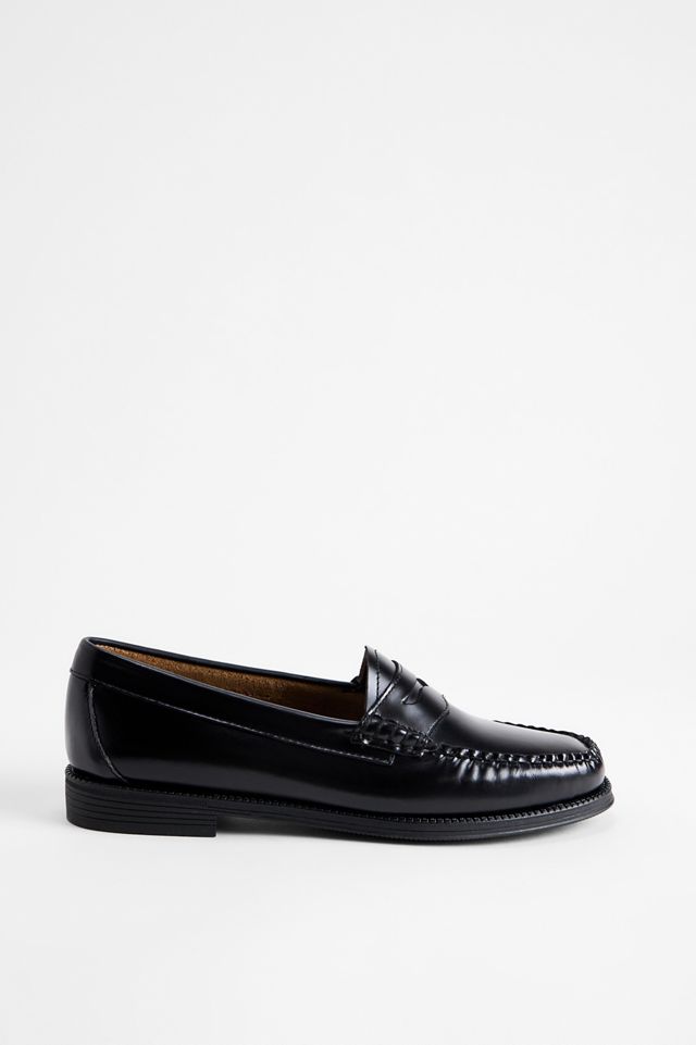 G.H.Bass Schwarze Weejuns Leder Penny Loafers #4