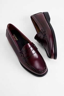 G.H.Bass Wine Weejuns Leather Penny Loafers