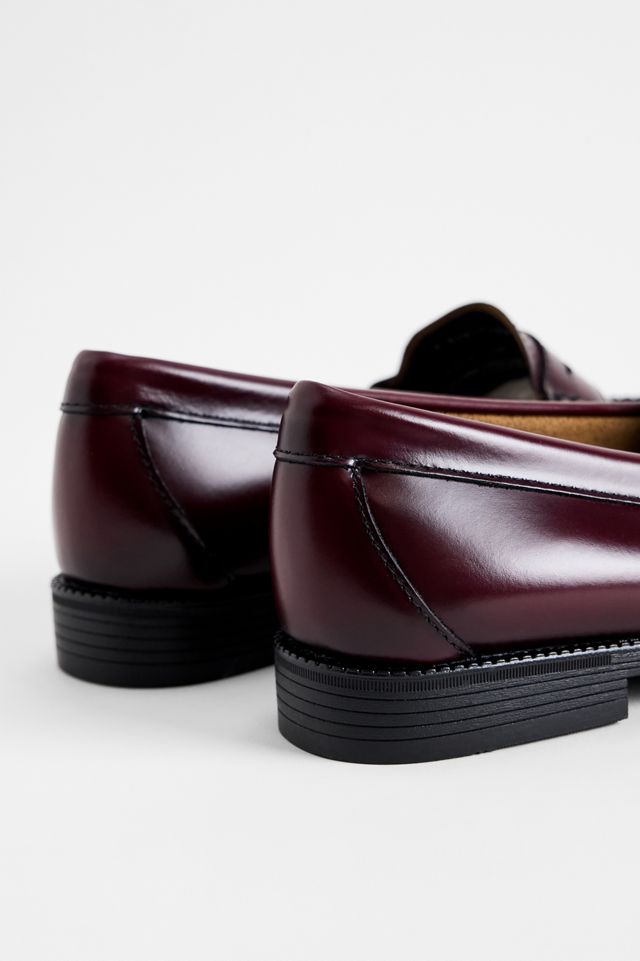 G.H.Bass Wine Weejuns Leder Penny Loafers #4