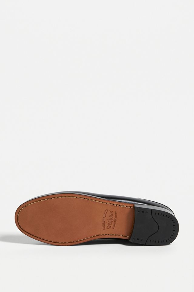 G.H. Bass - Mocassins Weejuns de type mules noirs #4
