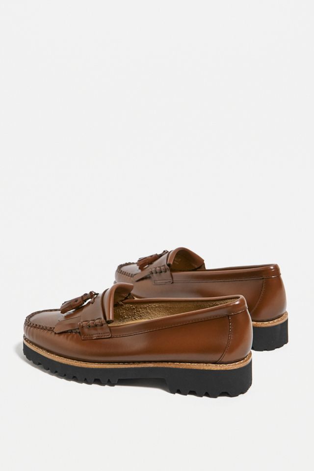 G.H. Bass - Chaussures Weejuns en cuir 90 Layton II Kiltie marron #4