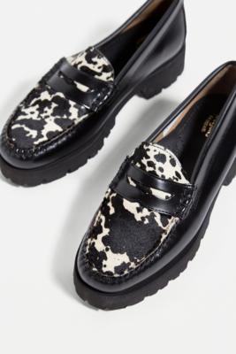 bass patent leather loafers