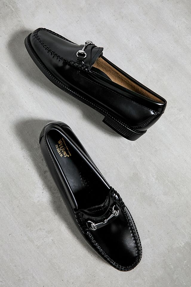 G.H. Bass Lianna Black Easy Weejuns Loafers | Urban Outfitters UK