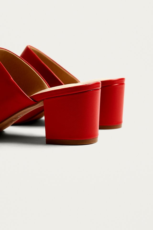 E8 by Miista Mason Ring Red Ankle Strap Mules #3