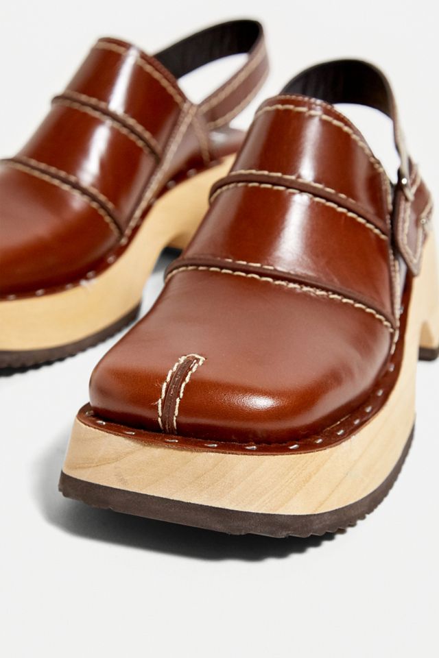 E8 By Miista Amita Brown Clogs  #1