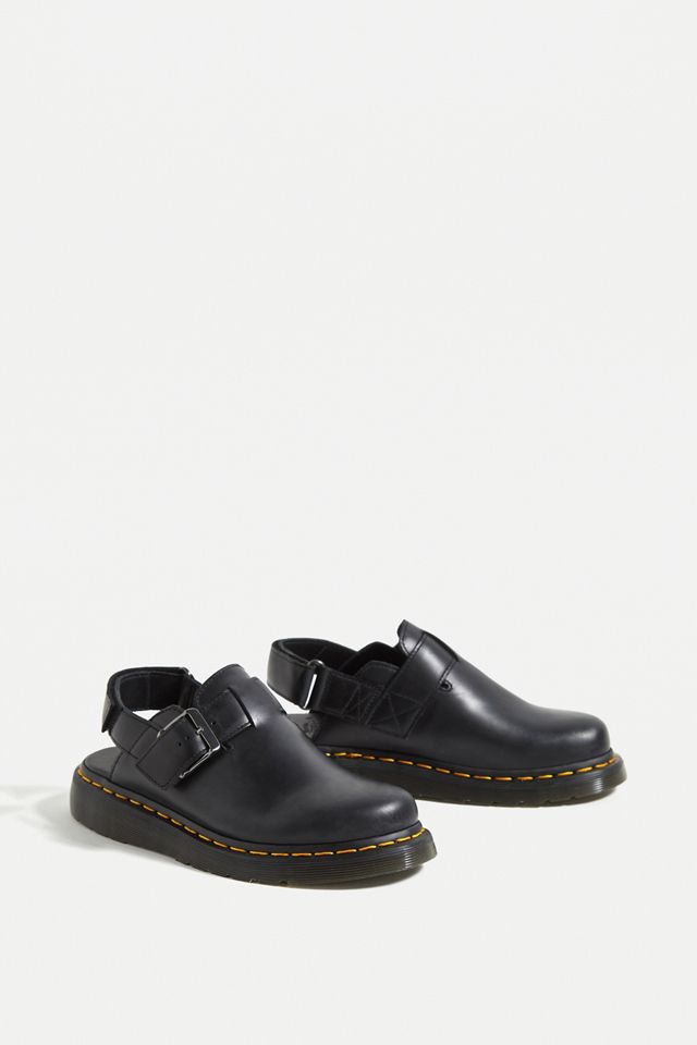 Dr. Martens Jorge II Mulas de cuero negro #1