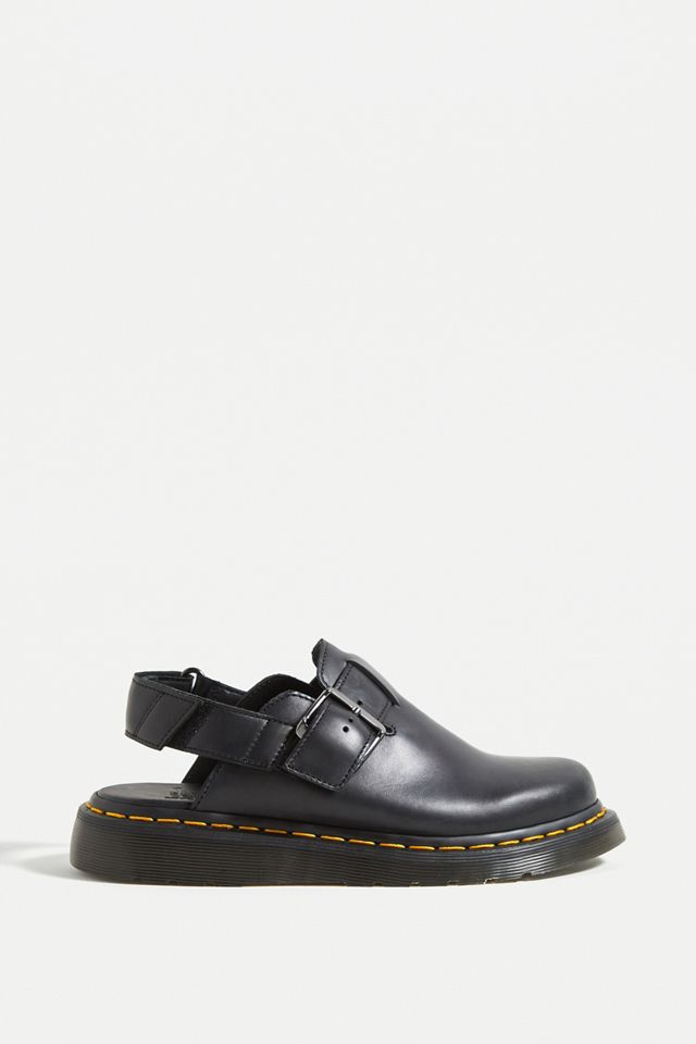 Dr. Martens Jorge II Mulas de cuero negro #3