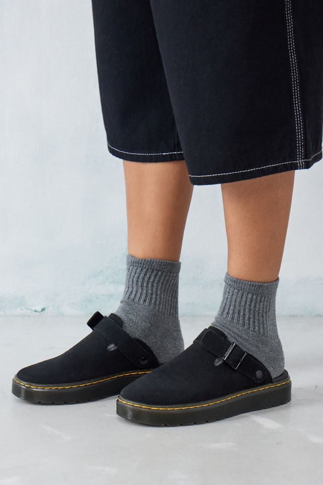 Dr. Martens Black Carlson Suede Shoes Urban Outfitters UK