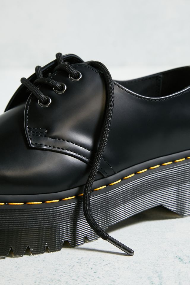Dr. Martens Black 1461 Quad Platform Shoes #3
