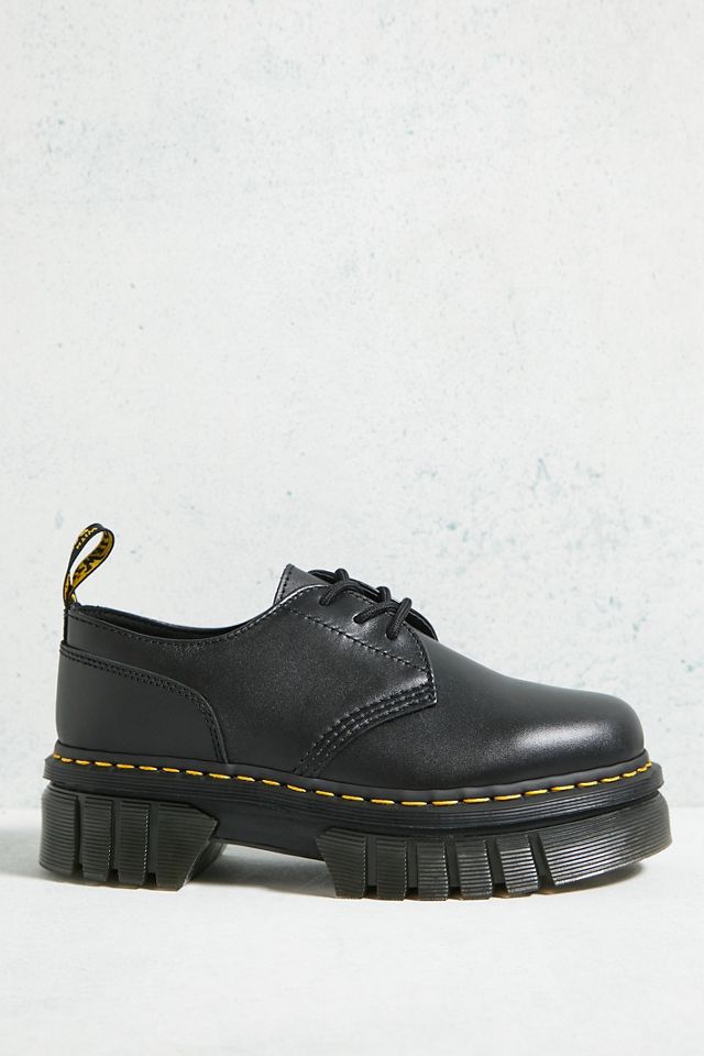 Dr. Martens Audrick Nappa Lux Leather Platform Shoes #5