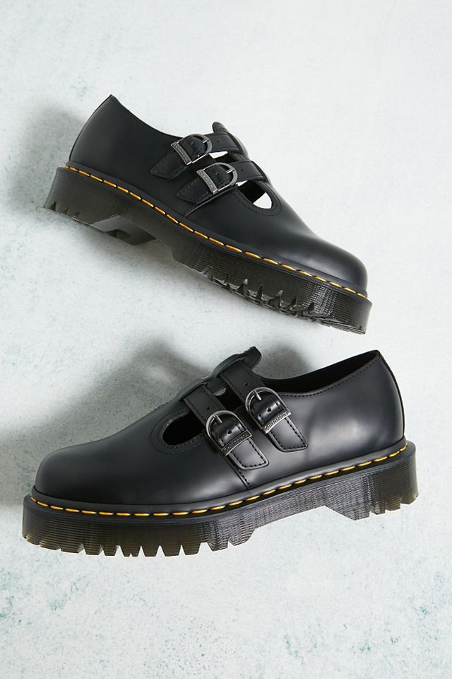 Dr. Martens 8065 II Bex Smooth Leather Platform Mary Jane Shoes #2