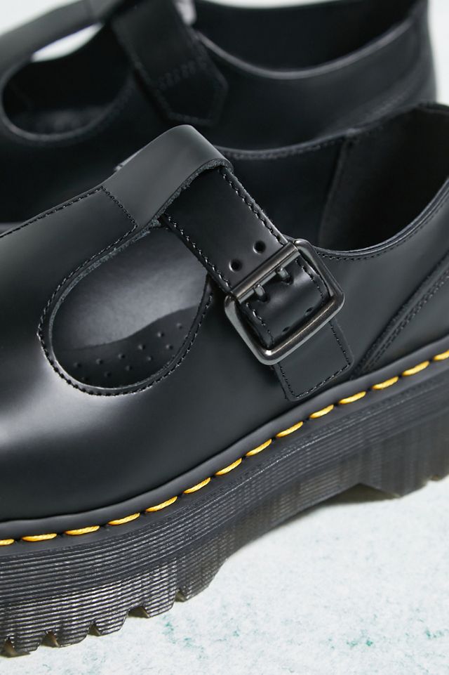 Dr. Martens Plataforma de cuero liso Bethan Zapatos Mary Jane #5