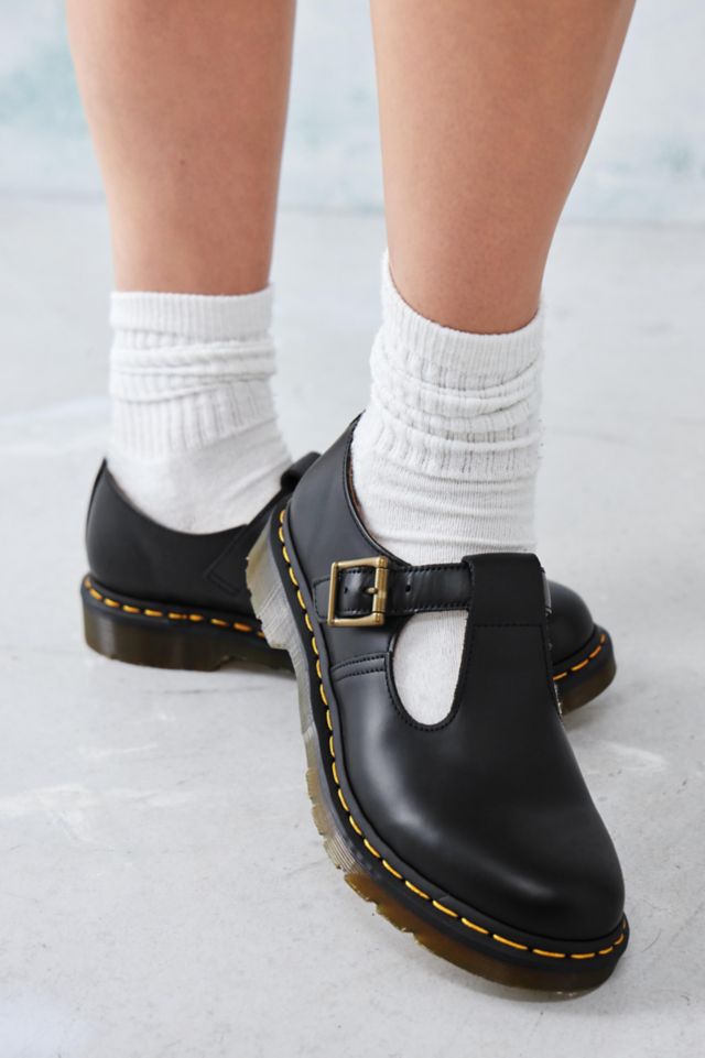 Dr. Martens Polly Smooth Leather Mary Jane Shoes