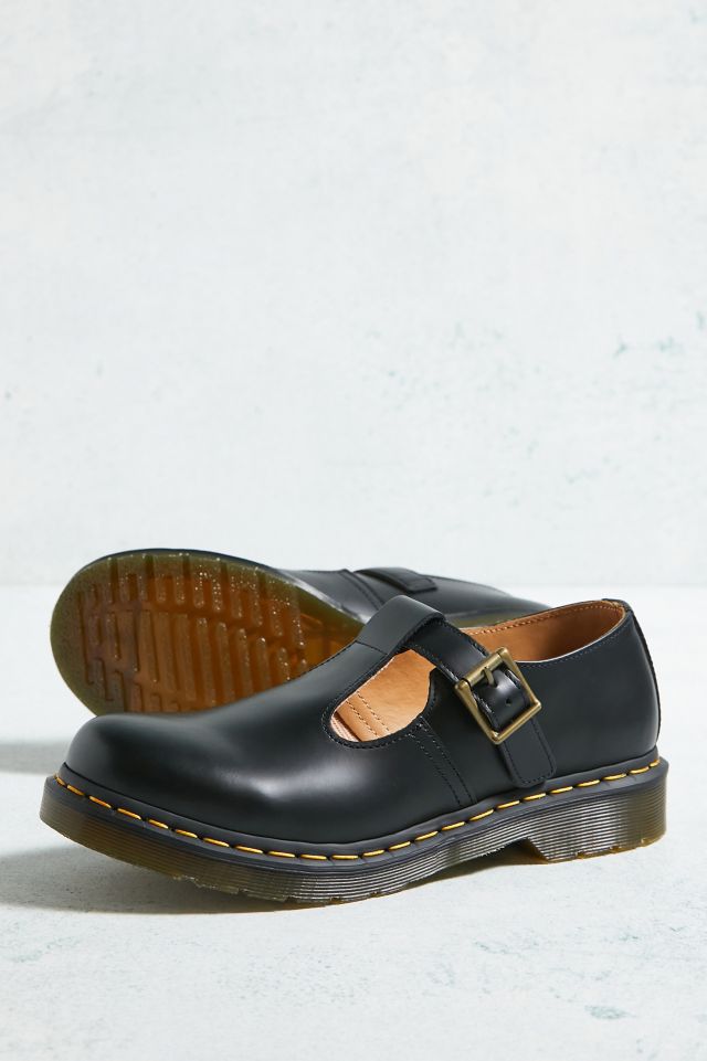 Dr. Martens Polly Smooth Leather Mary Jane Shoes Urban Outfitters UK