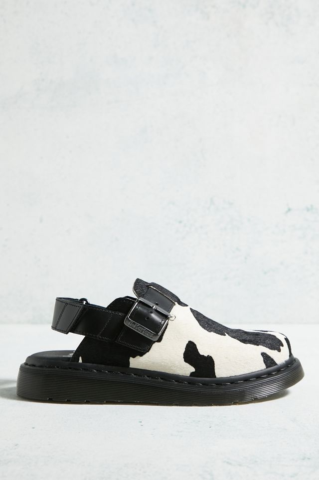 Dr. Martens - Mules Jorge en cuir à imprimé vache #2