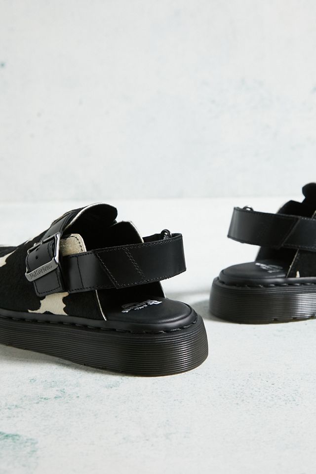Dr. Martens - Mules Jorge en cuir à imprimé vache #3