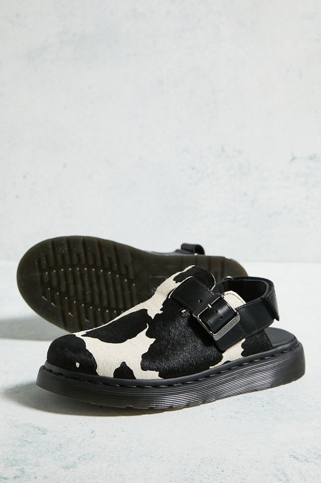 Dr. Martens - Mules Jorge en cuir à imprimé vache #4