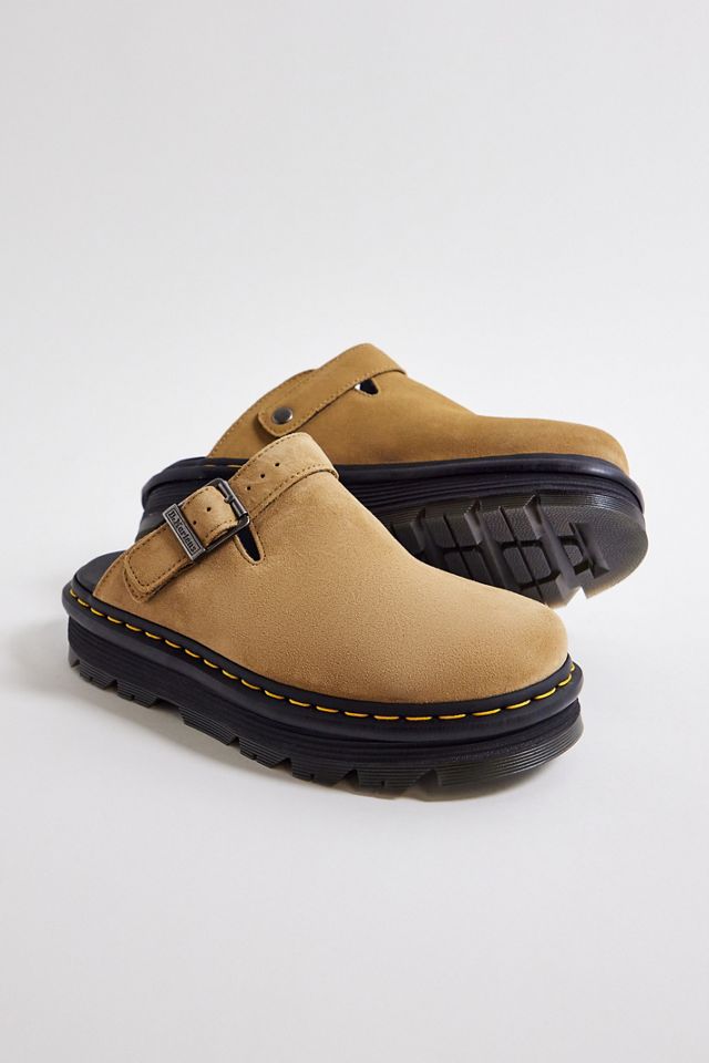 Mules en suède tan Zebzag Dr. Martens #2